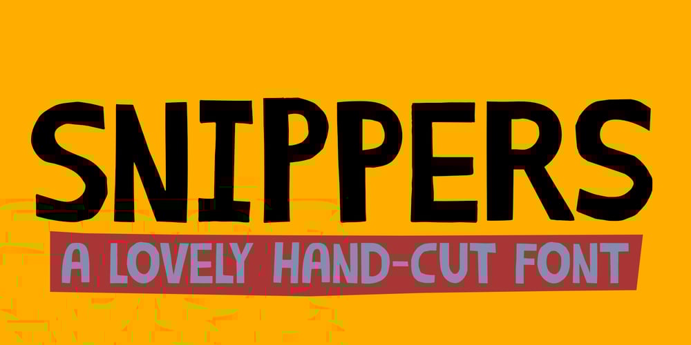 Snippers font
