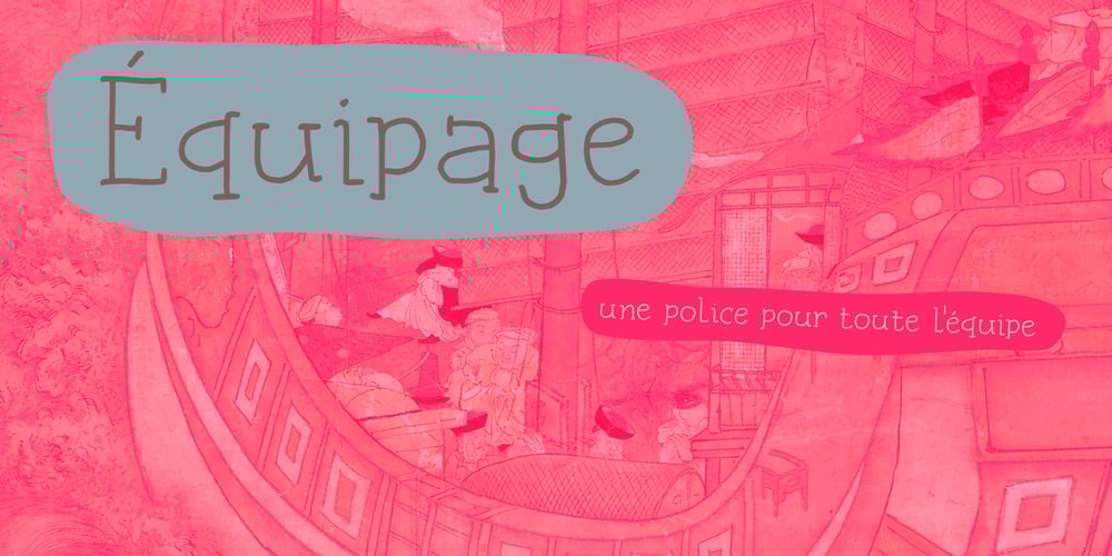 Equipage font