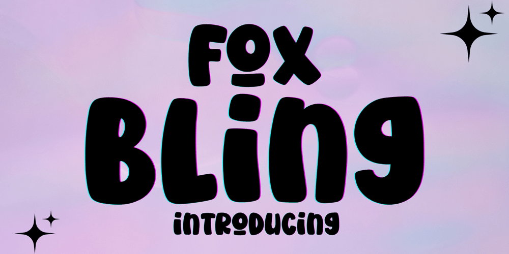 Fox Bling font