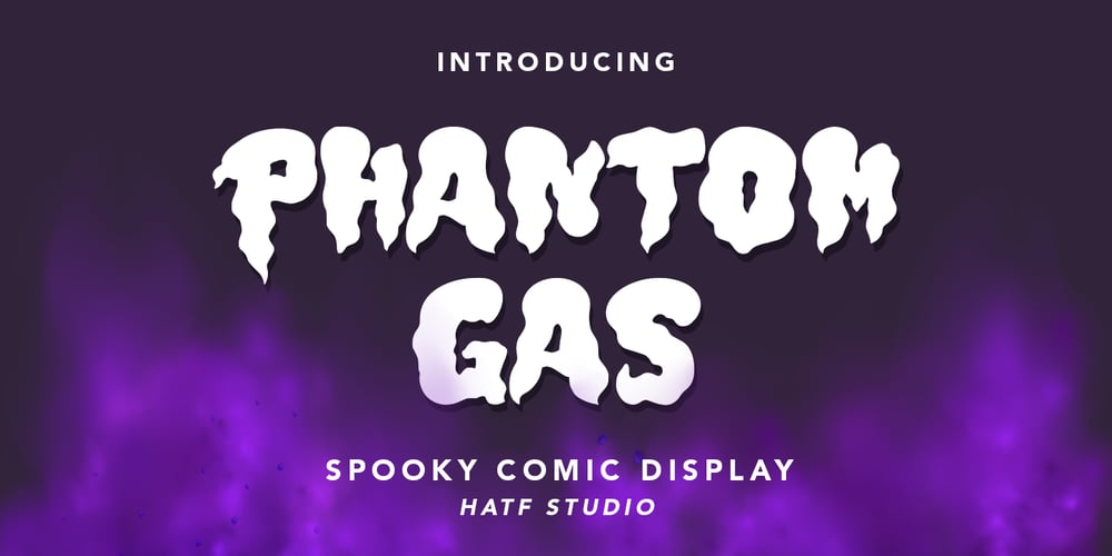 Phantom Gas font