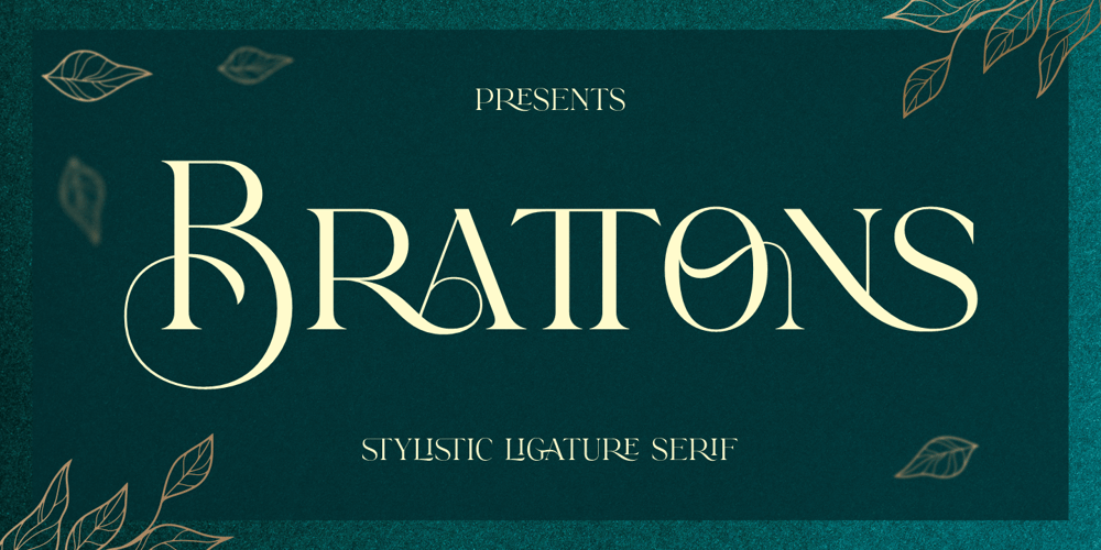 Brattons font