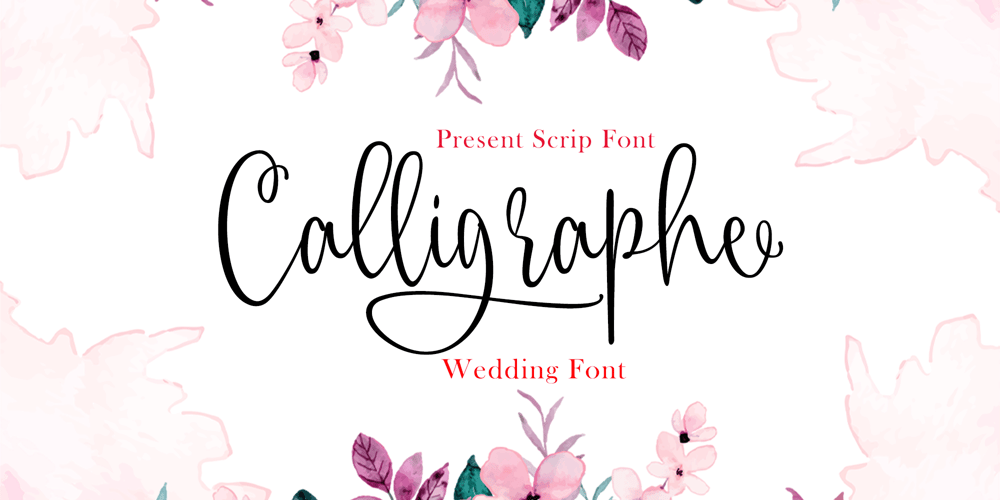 Calligraphe font