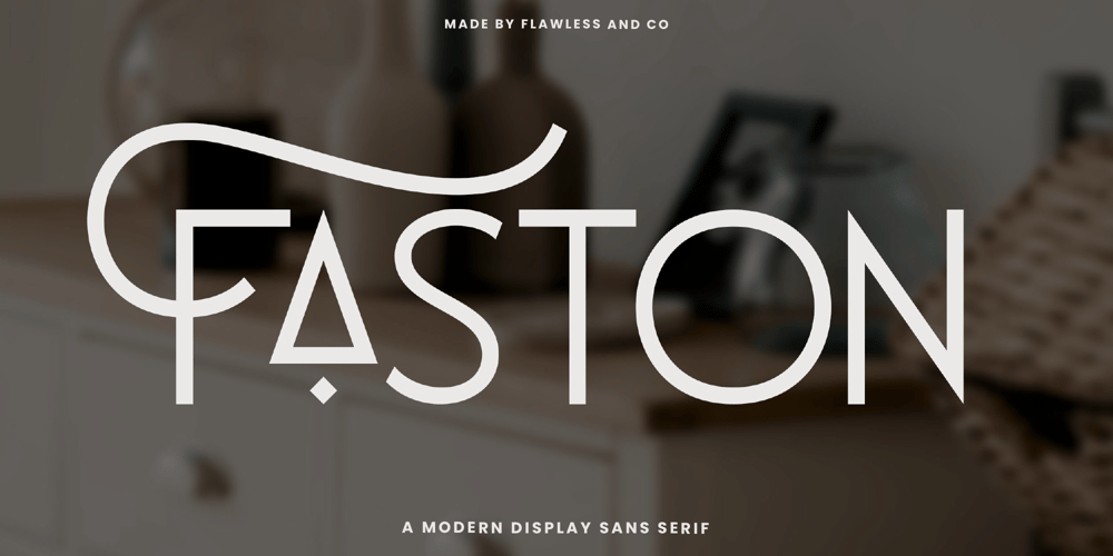 Faston font