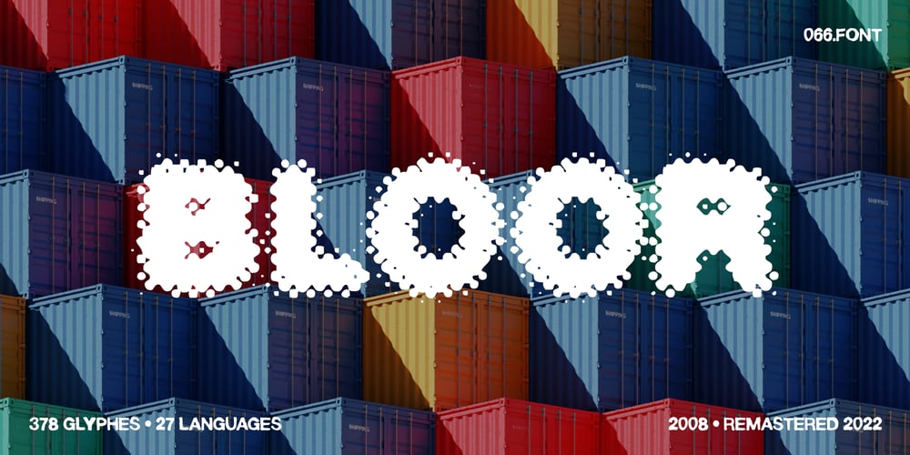 Bloor font