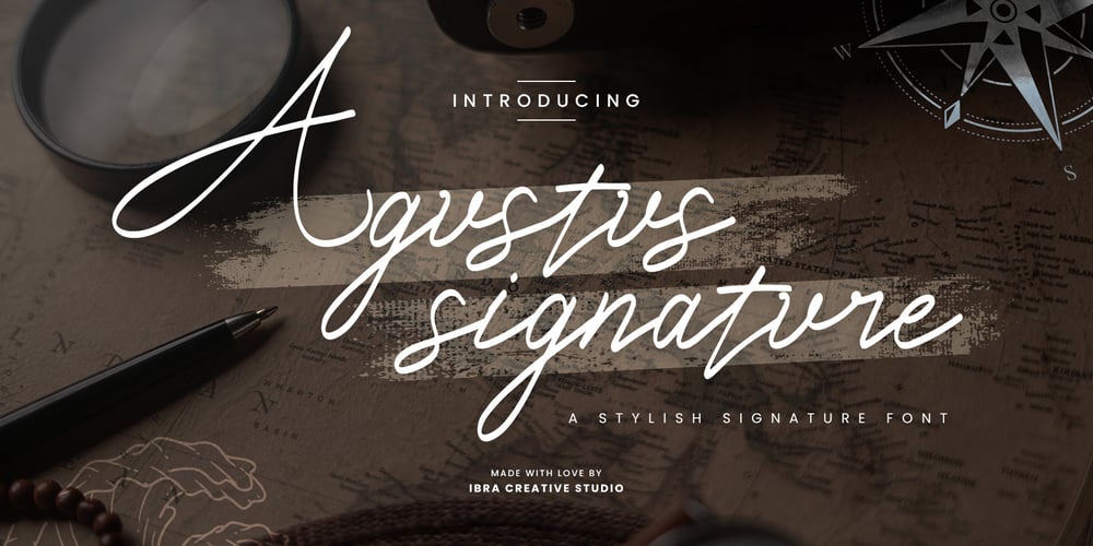 Agustus Signature font