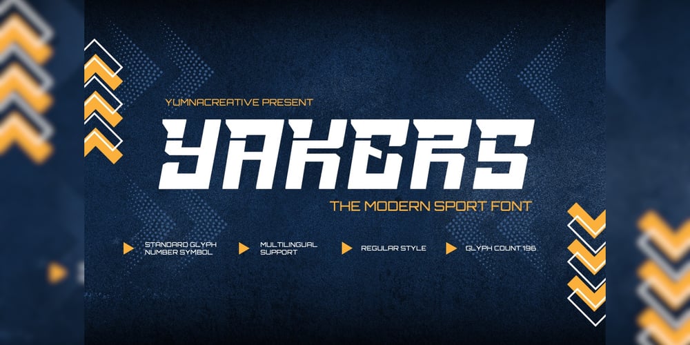 Yakers font