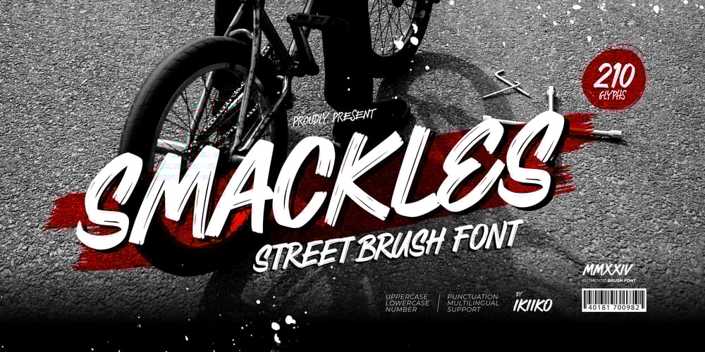 Smackles font