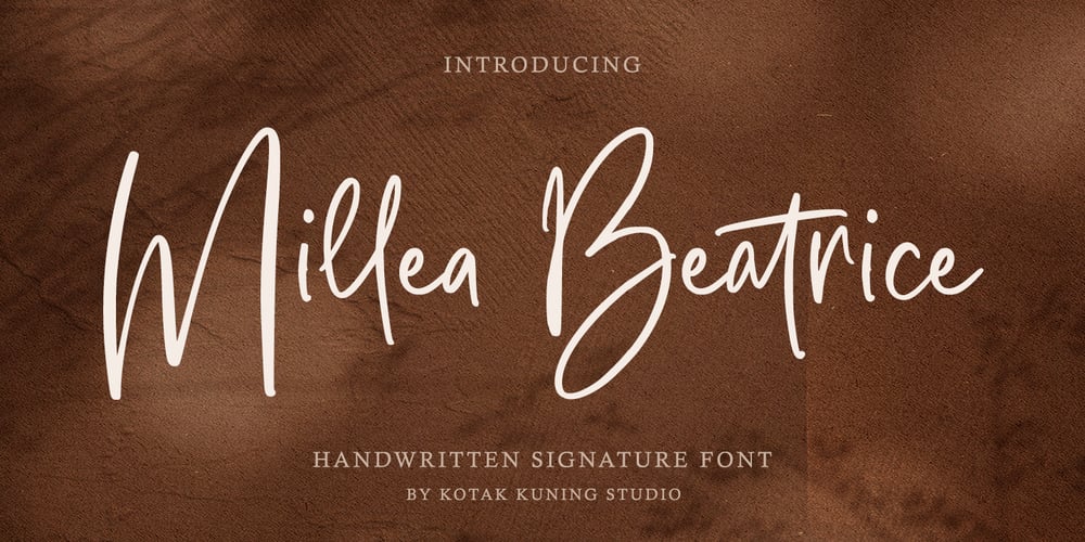 Millea Beatrice font