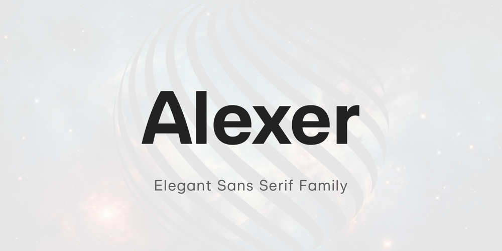 Alexer font