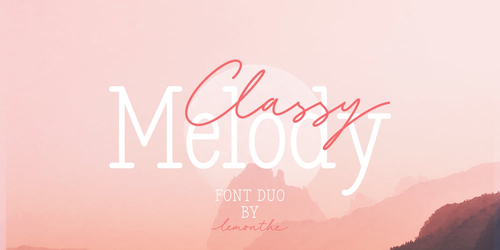 Classy Melody font