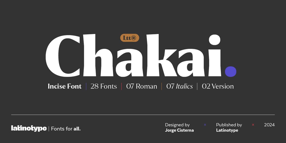 Chakai font