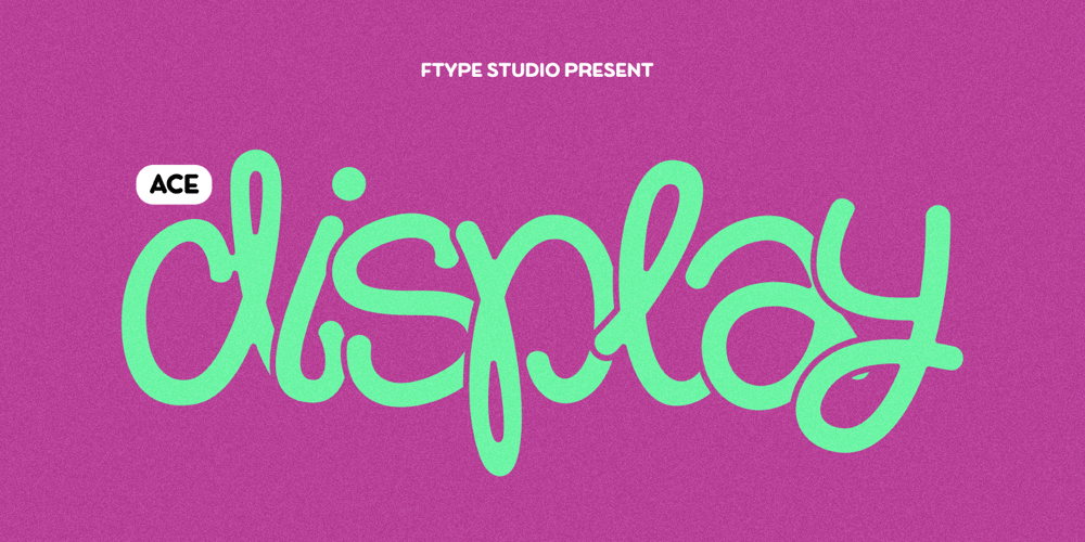 Ace Display font