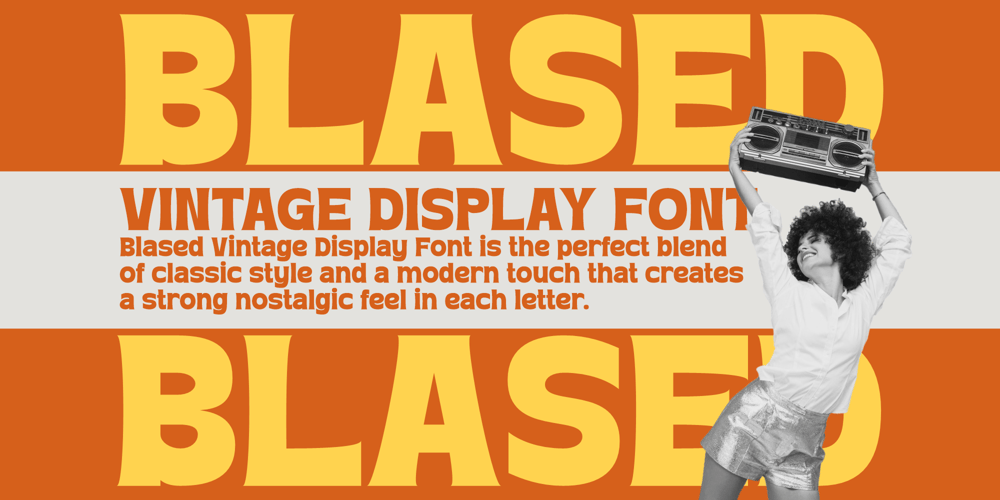 Blased font