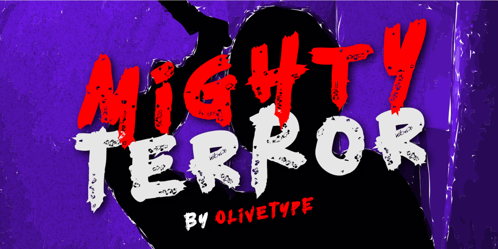 Mighty Terror font
