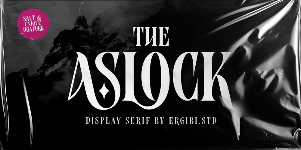 Aslock font