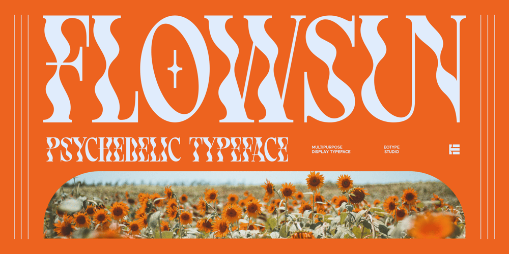 Flowsun font