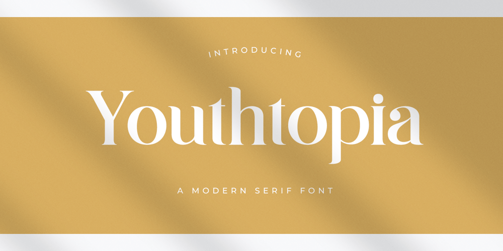 Youthtopia font