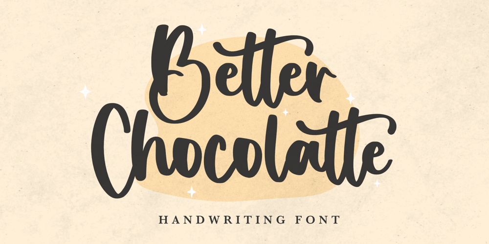 Better Chocolatte font