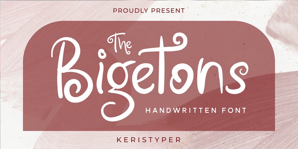 Bigetons font
