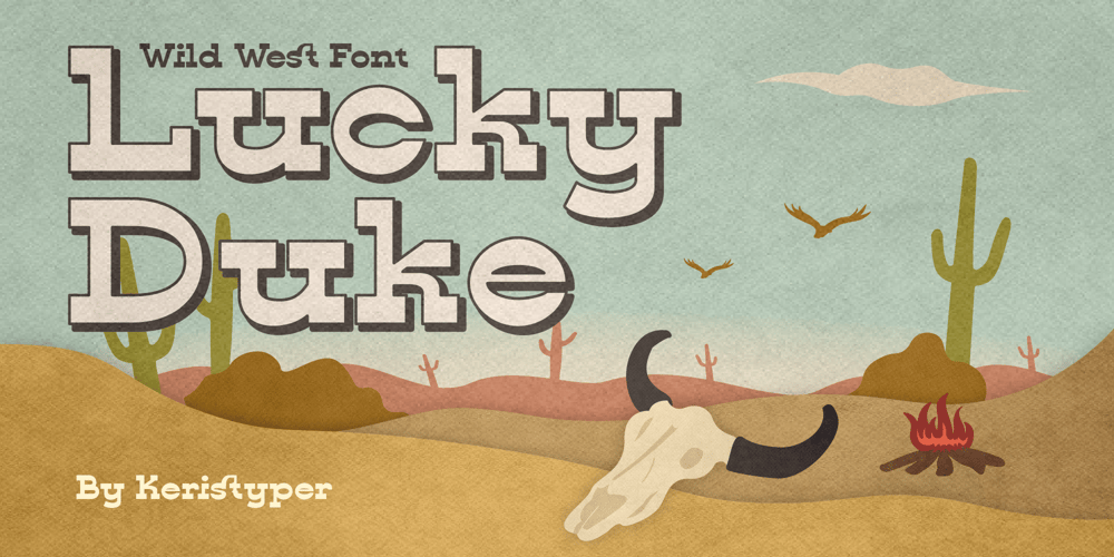 Lucky Duke font