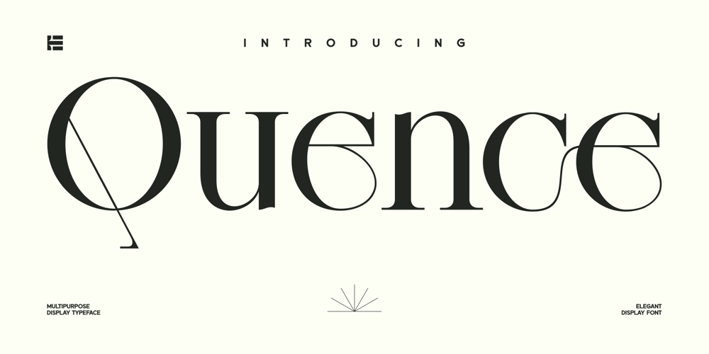 Quence font