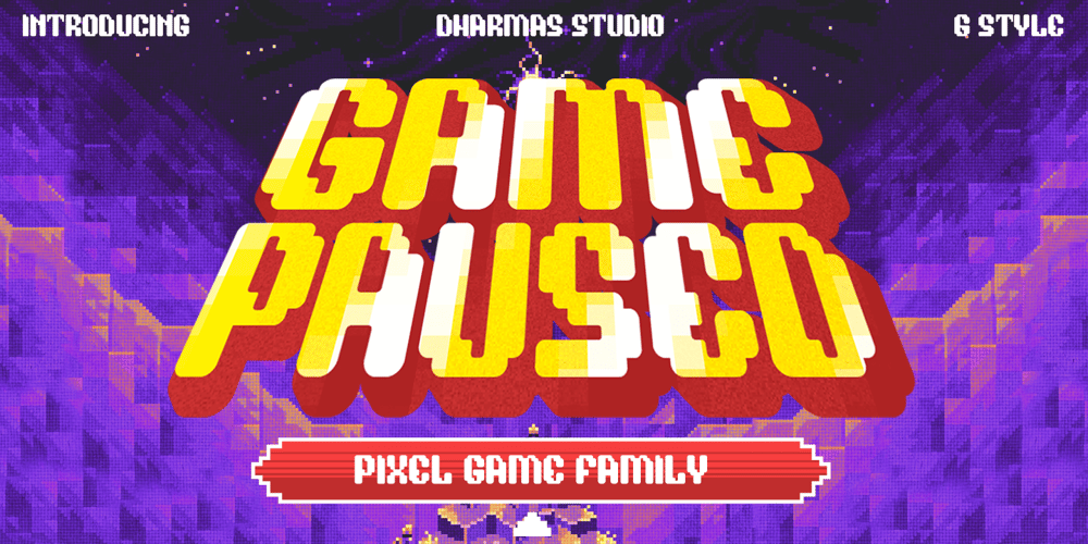 Game Paused font