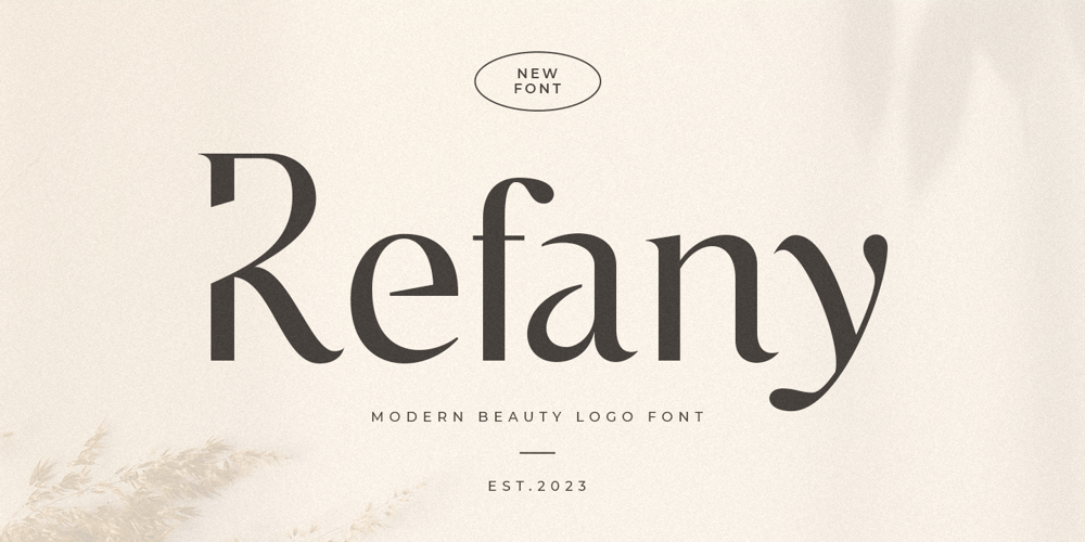 Refany font