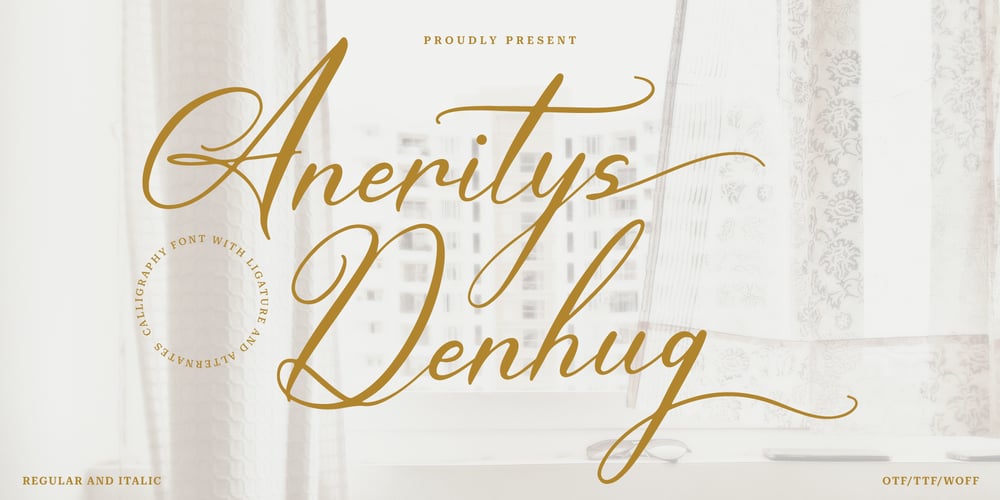 Aneritys Denhug font