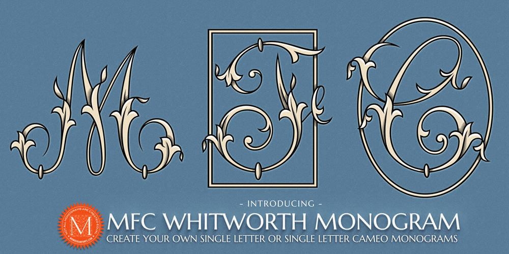 MFC Whitworth Monogram font