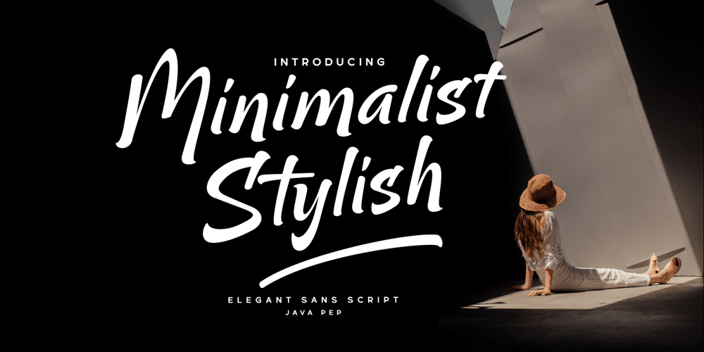 Minimalist Stylish font