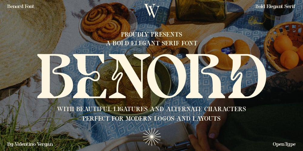 Benord font