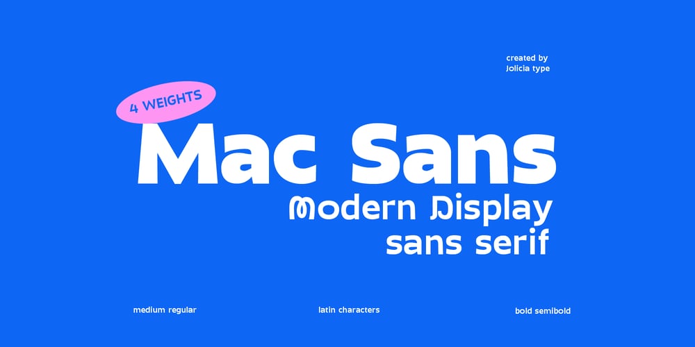 Mac Sans font