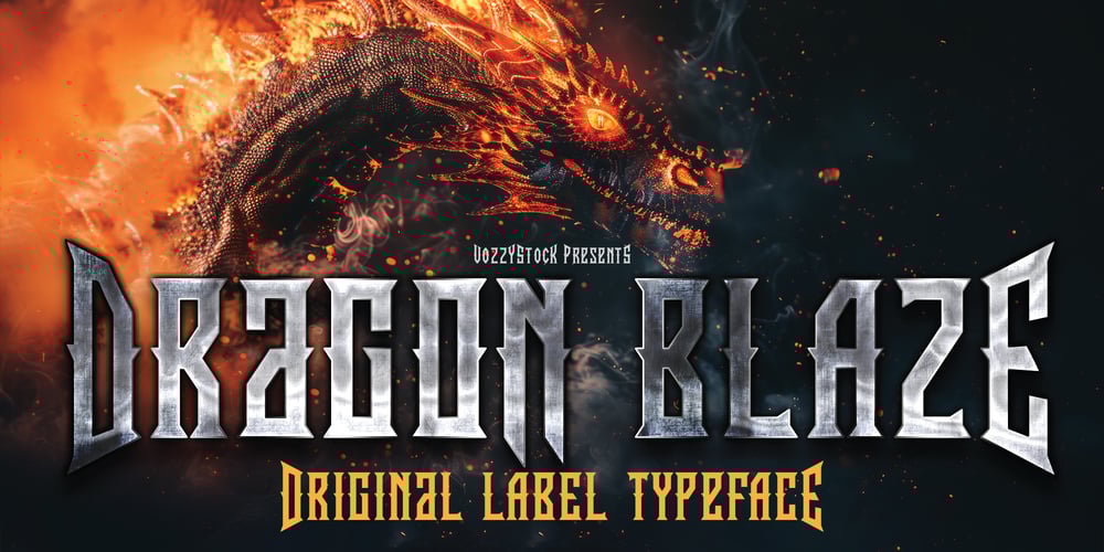 Dragon Blaze font