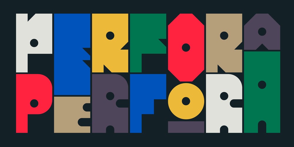 Perfora font