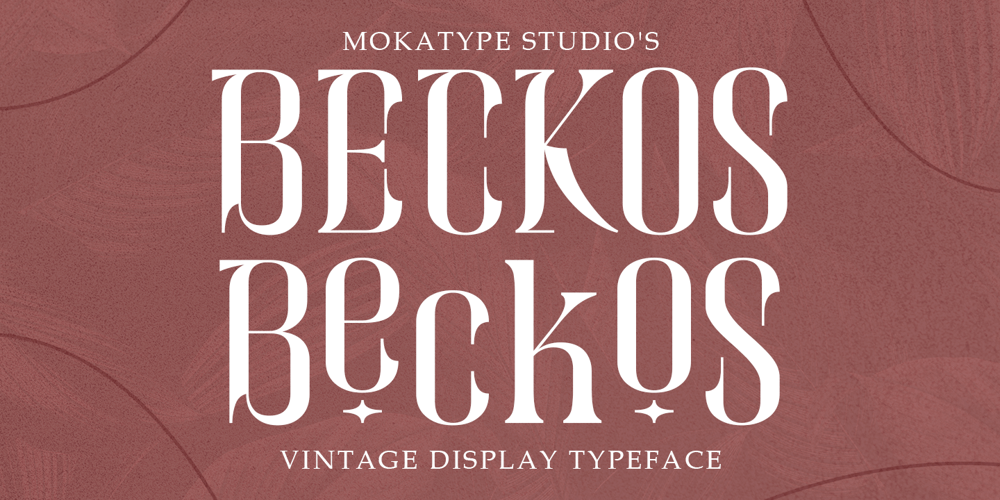 Beckos font