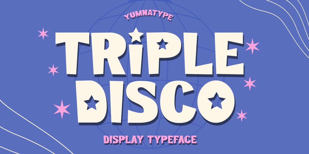 Triple Disco font