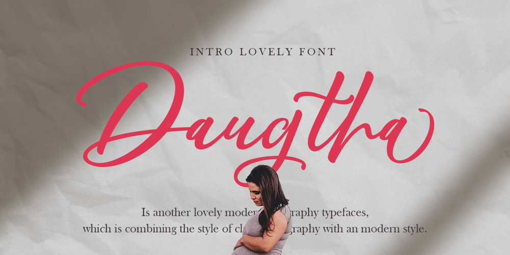 Daugtha font