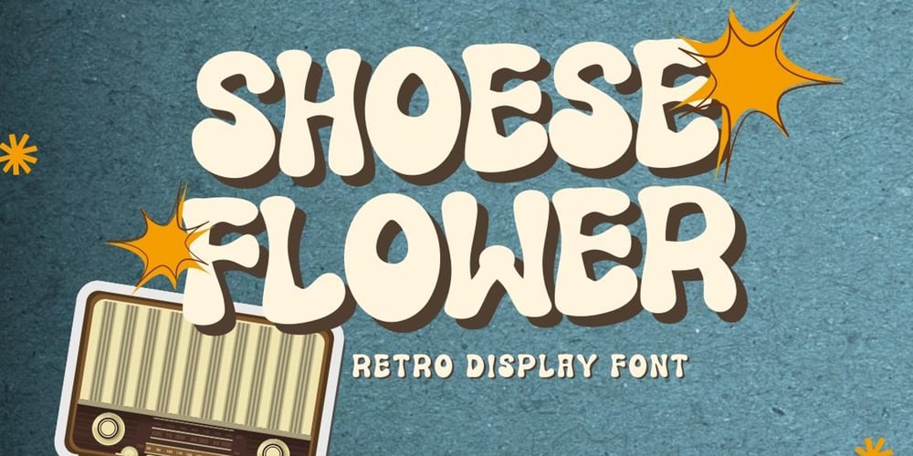 Shoese Flower font
