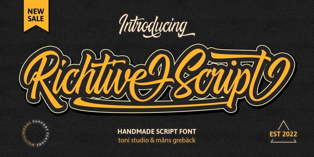 Richtive Script font