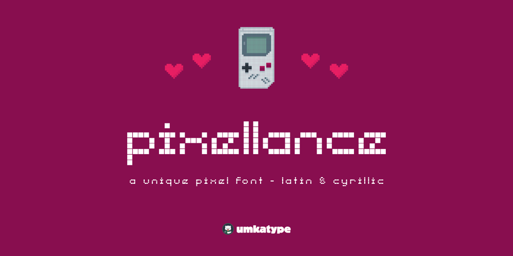 Pixellance font