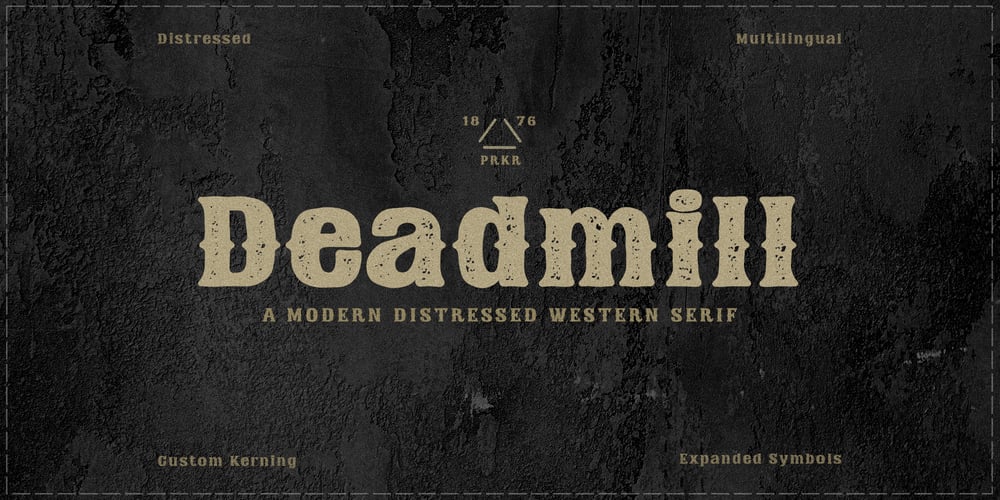 Deadmill font