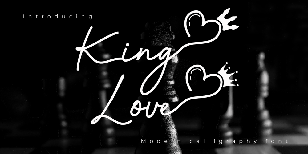 King Love font