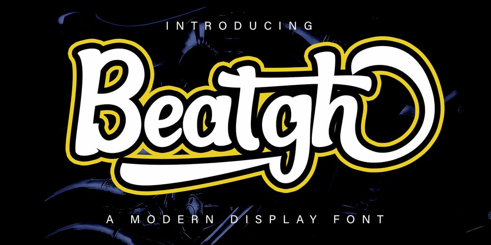 Beatgh font