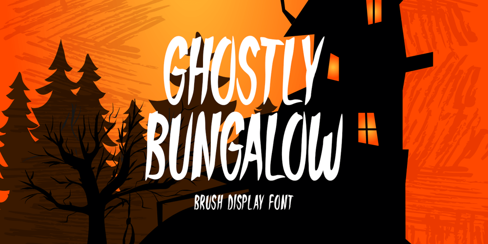 Ghostly Bungalow font