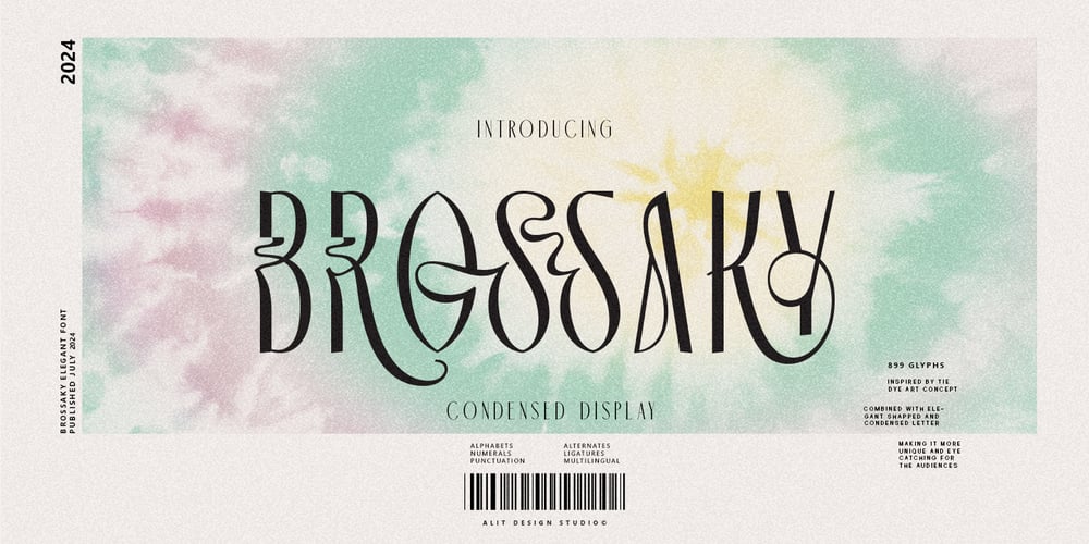 Brossaky font