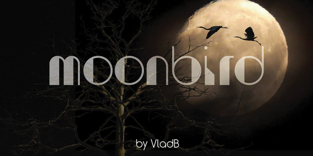 Moonbird font
