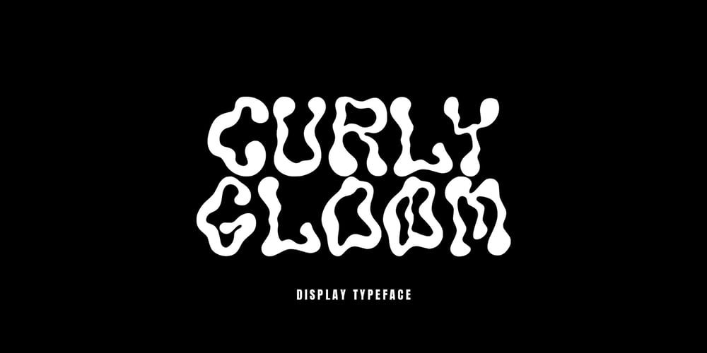 Curly Gloom font