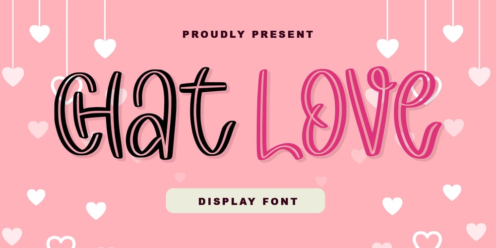 Chat Love font