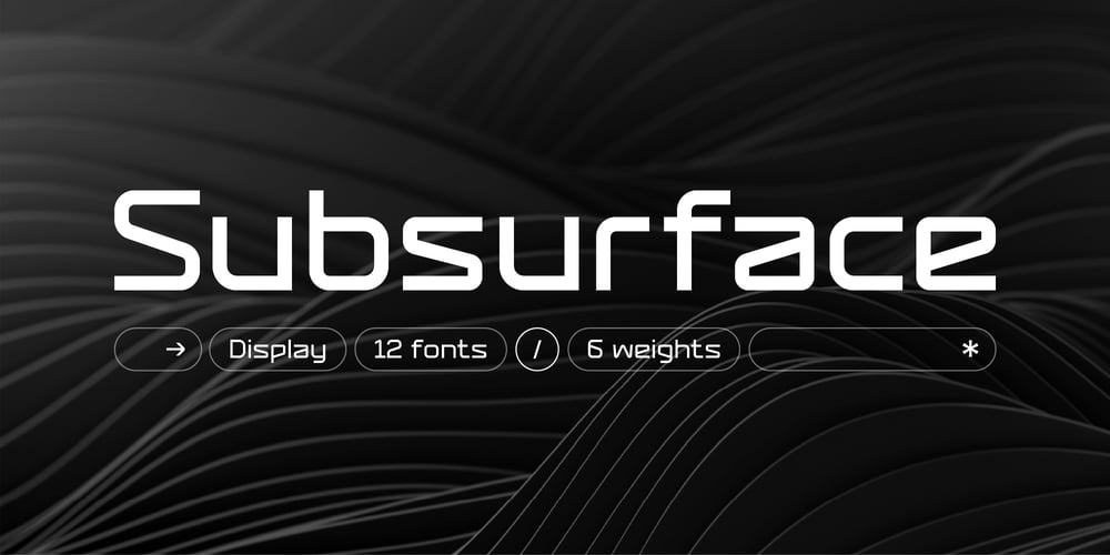 Subsurface font