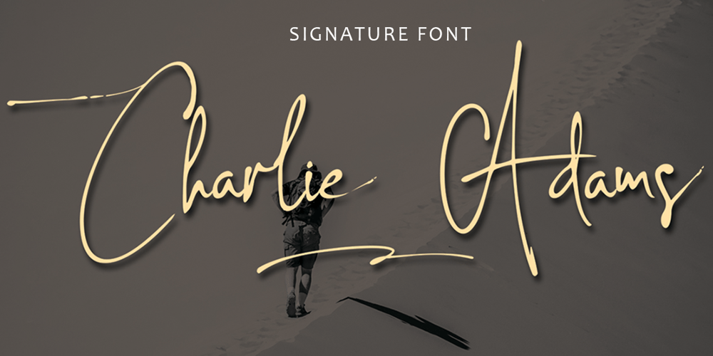 Charlie Adams font